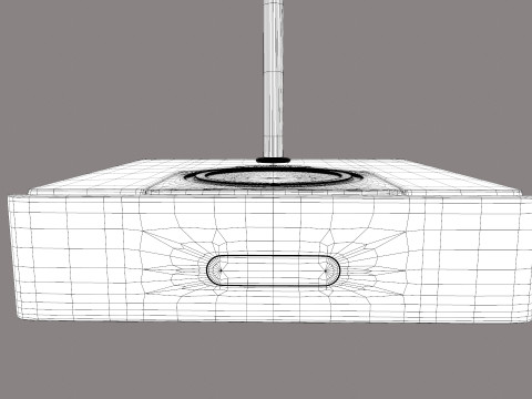 无线充电器 3D 模型