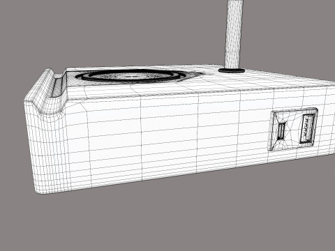 无线充电器 3D 模型