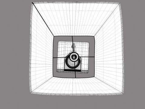 无线充电器 3D 模型