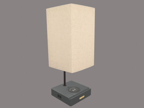 无线充电器 3D 模型