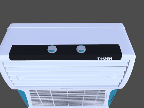 공기 냉각기 3D 모델