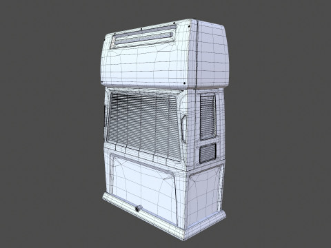 공기 냉각기 3D 모델