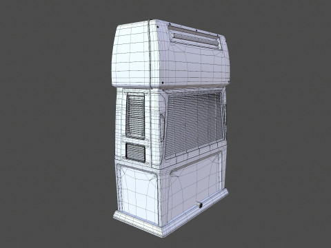 공기 냉각기 3D 모델