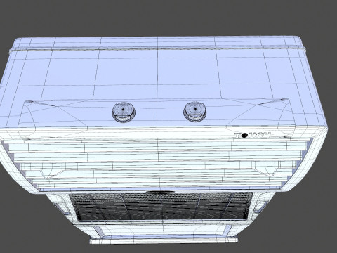 공기 냉각기 3D 모델