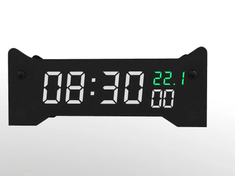 Digital Clock 3D Model