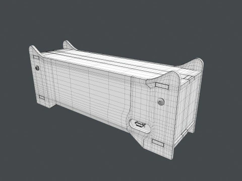 Digital Clock 3D Model