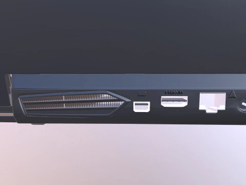 GIGABYTE Laptop 3D Model