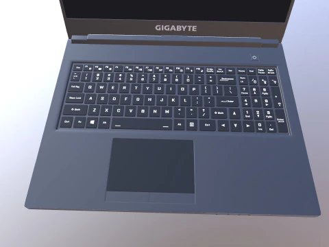 GIGABYTE Laptop 3D Model
