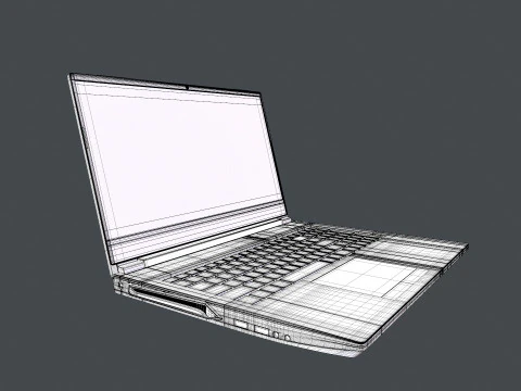 GIGABYTE Laptop 3D Model