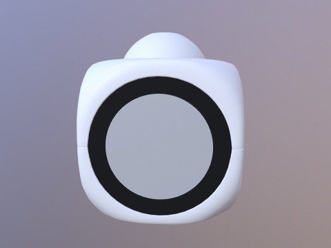 Allarme progetto parlante digitale LCD Modello 3D