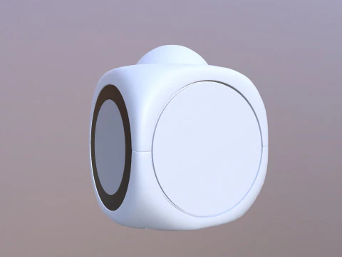 LCD Digital Talking Project Alarm 3D Model