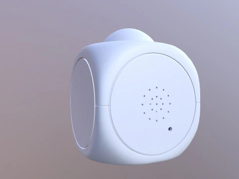 LCD Digital Talking Project Alarm 3D Model