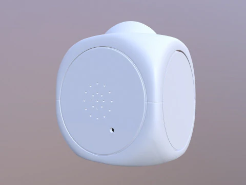 LCD Digital Talking Project Alarm 3D Model