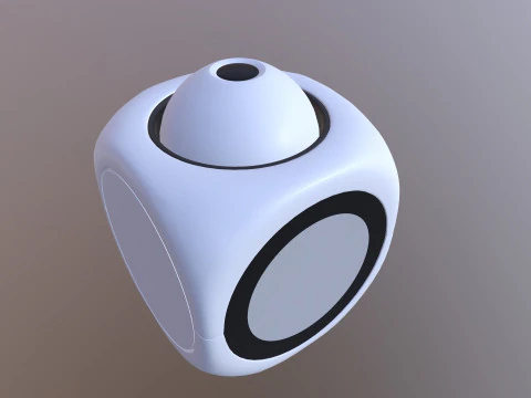 LCD Digital Talking Project Alarm 3D Model