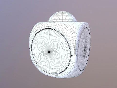 LCD Digital Talking Project Alarm 3D Model