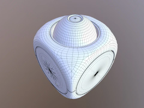 LCD Digital Talking Project Alarm 3D Model