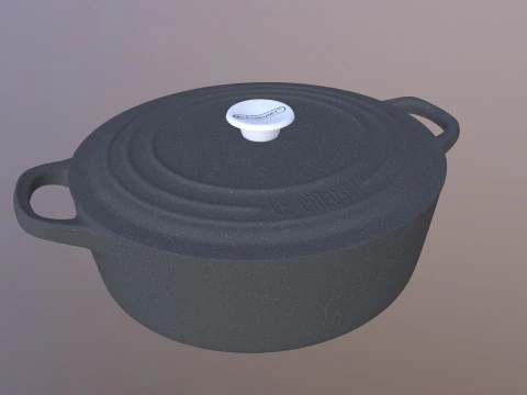 조리기구 세트 3D 모델