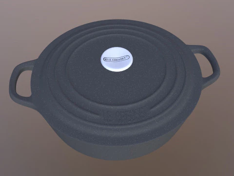 조리기구 세트 3D 모델