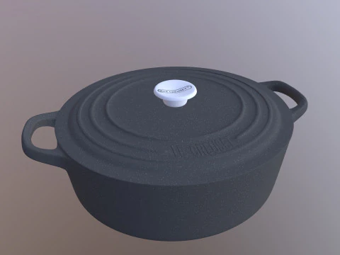 조리기구 세트 3D 모델