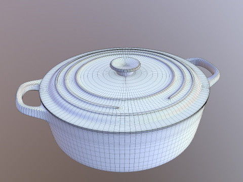 Набір посуду 3D Модель