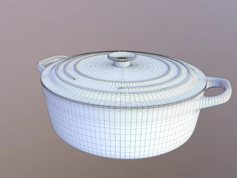 조리기구 세트 3D 모델