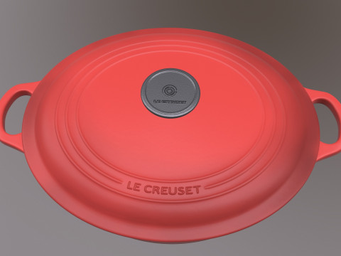 조리기구 세트 3D 모델