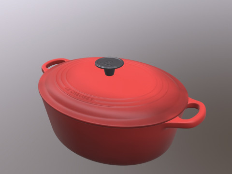 조리기구 세트 3D 모델