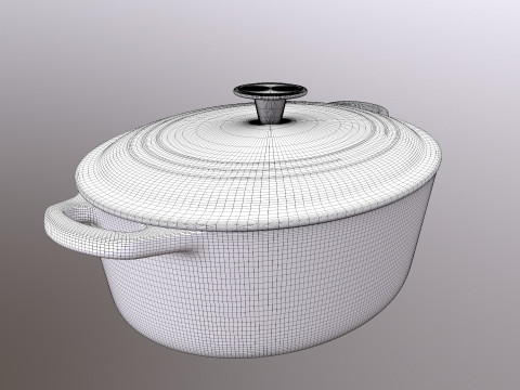 조리기구 세트 3D 모델