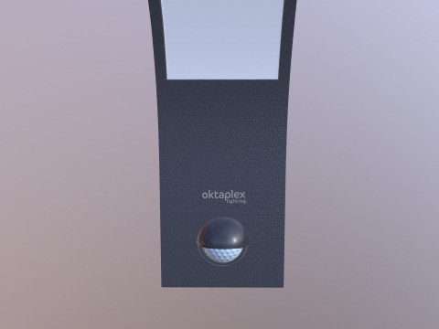 Lampa ścienna LED Model 3D