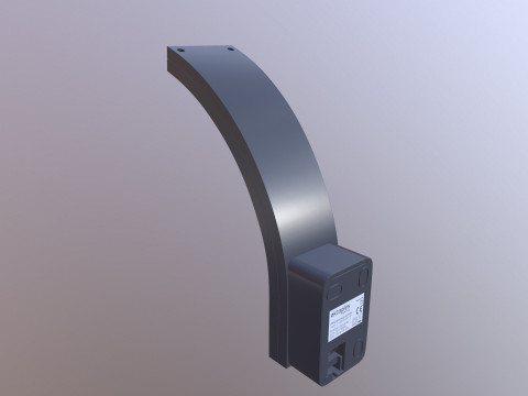 Lampa ścienna LED Model 3D