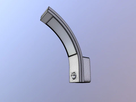 Luz de pared LED Modelo 3D