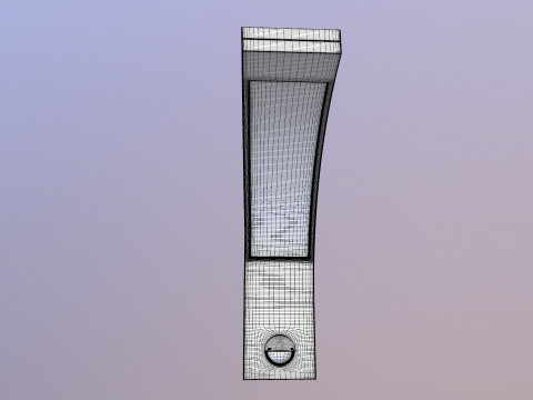 Lampa ścienna LED Model 3D