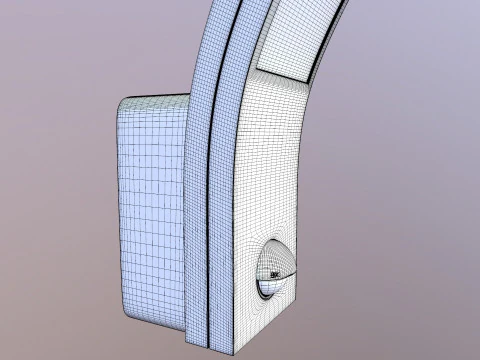 Luz de pared LED Modelo 3D