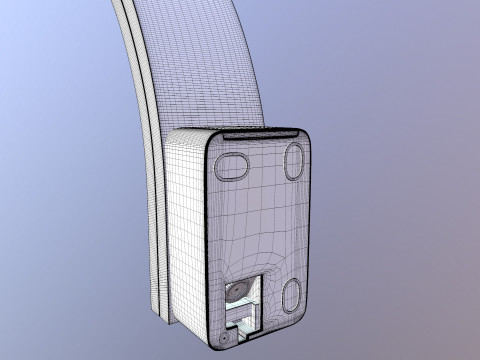 Lampa ścienna LED Model 3D