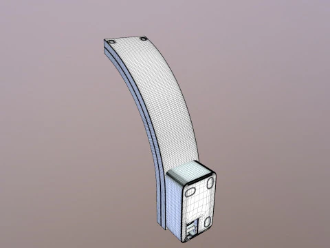 Luz de pared LED Modelo 3D