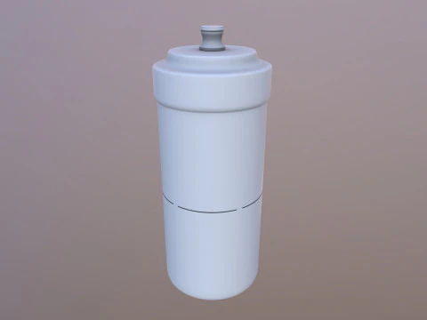 Plastikowy pojemnik z szeroką szyjką Model 3D