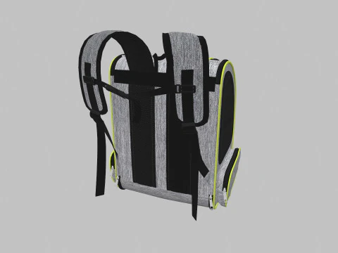Portable Pet Carrier 3D Model