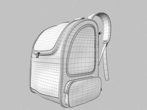 Portable Pet Carrier 3D Model