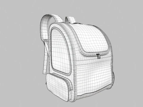Portable Pet Carrier 3D Model