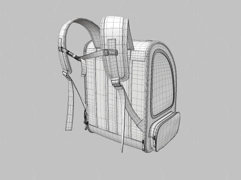 Portable Pet Carrier 3D Model