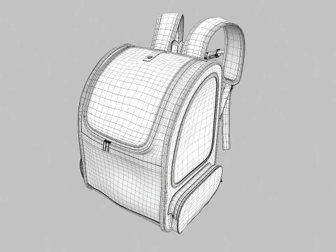 Portable Pet Carrier 3D Model