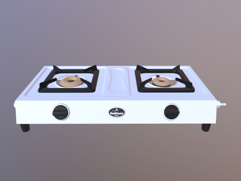 Płomień Słońca Płomień Gazu Model 3D