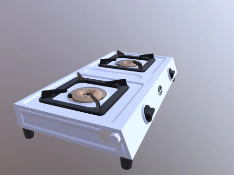 Sunflame Gas Flame 3D Model