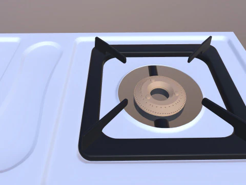 Sunflame Gas Flame 3D Model