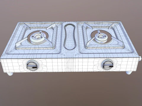 Sunflame Gas Flame 3D Model
