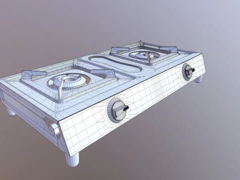 Sunflame Gas Flame 3D Model