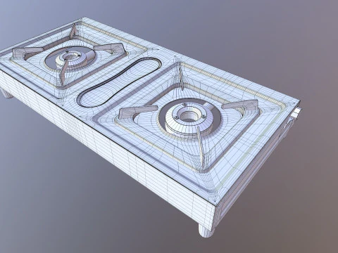 Sunflame Gas Flame 3D Model