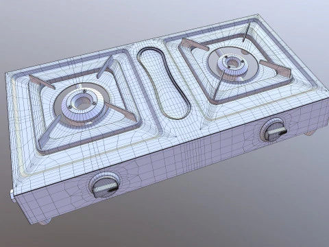 Sunflame Gas Flame 3D Model
