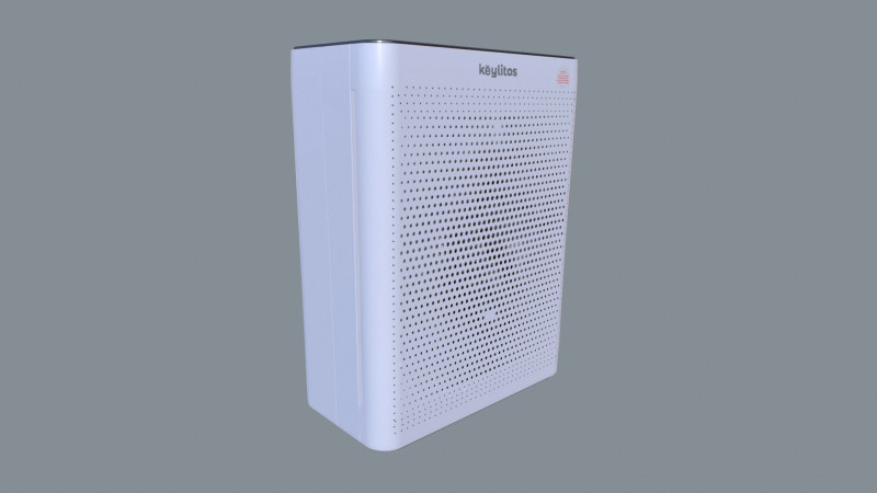 Purificatore d'aria Modello 3D .c4d .max .obj .3ds .fbx .stl .blend 