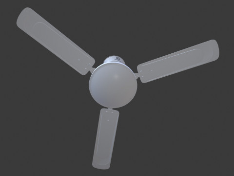 Bajaj Ceiling Fan 3D Model